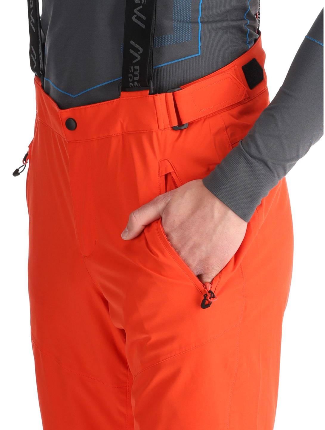 Maier Sports, Anton 2.1 pantalon de ski hommes Paprika Flame orange 