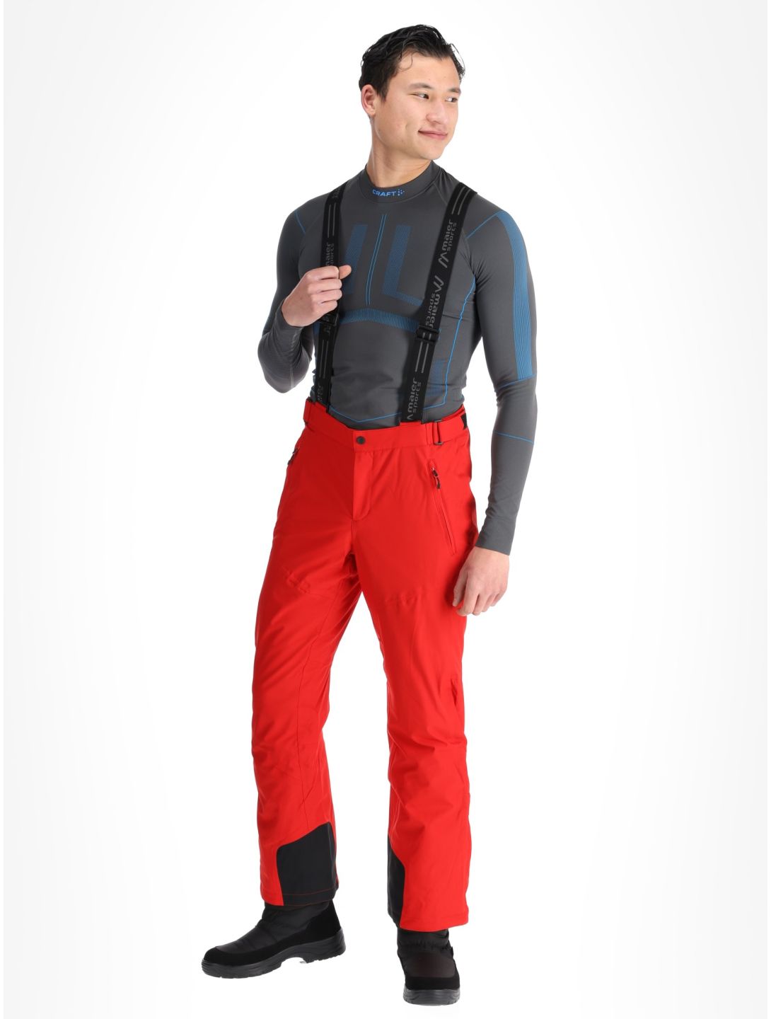 Maier Sports, Anton 2.1 pantalon de ski hommes Salsa rouge 