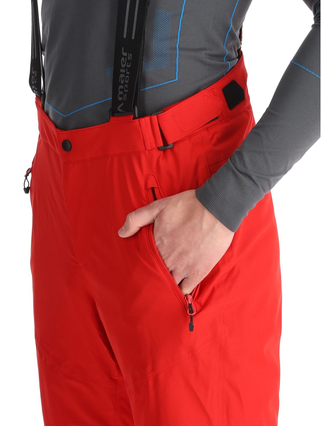 Maier Sports, Anton 2.1 pantalon de ski hommes Salsa rouge 