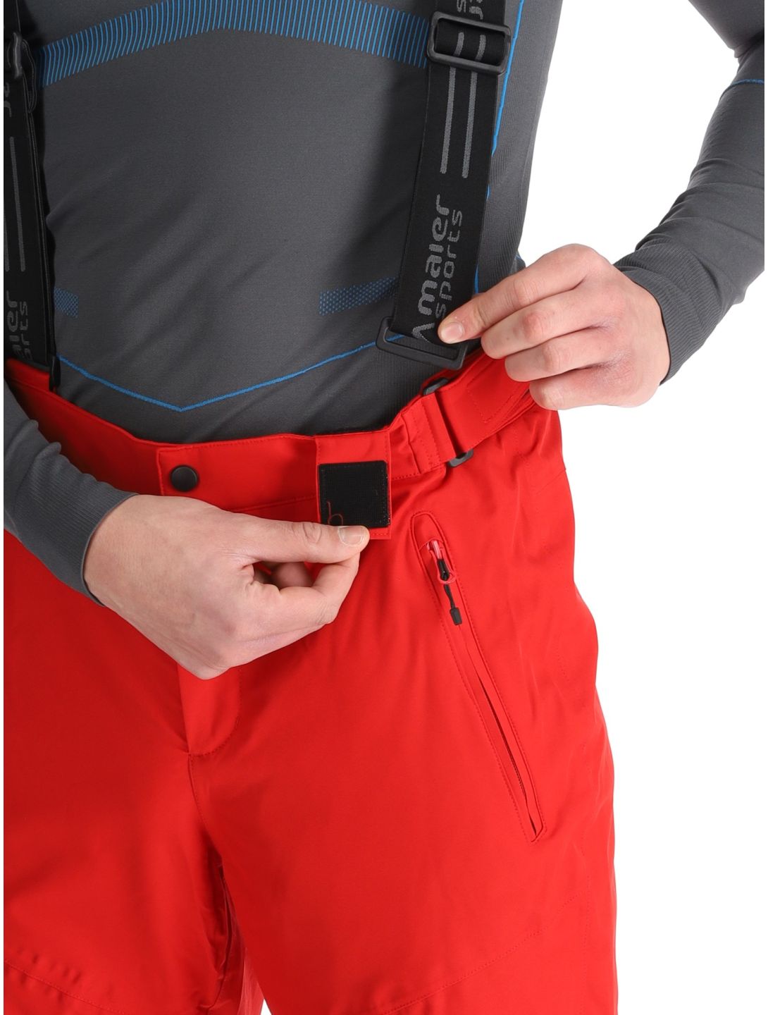 Maier Sports, Anton 2.1 pantalon de ski hommes Salsa rouge 