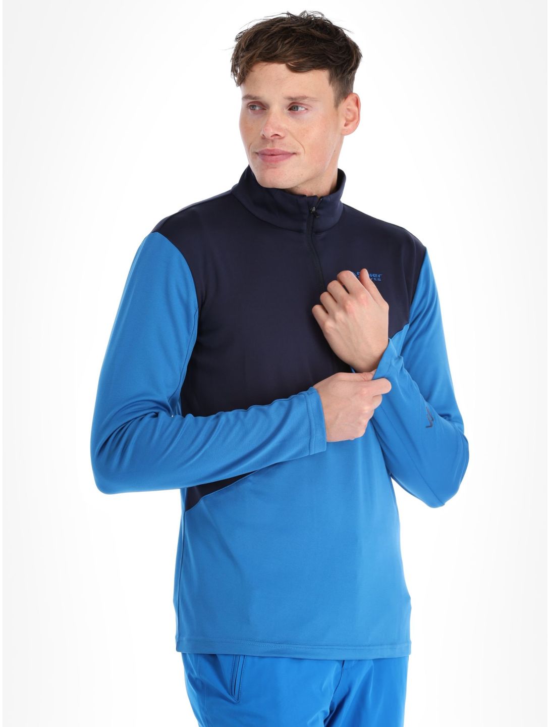 Maier Sports, Astun Jersey pull de ski hommes Nightsky / Imperial bleu 