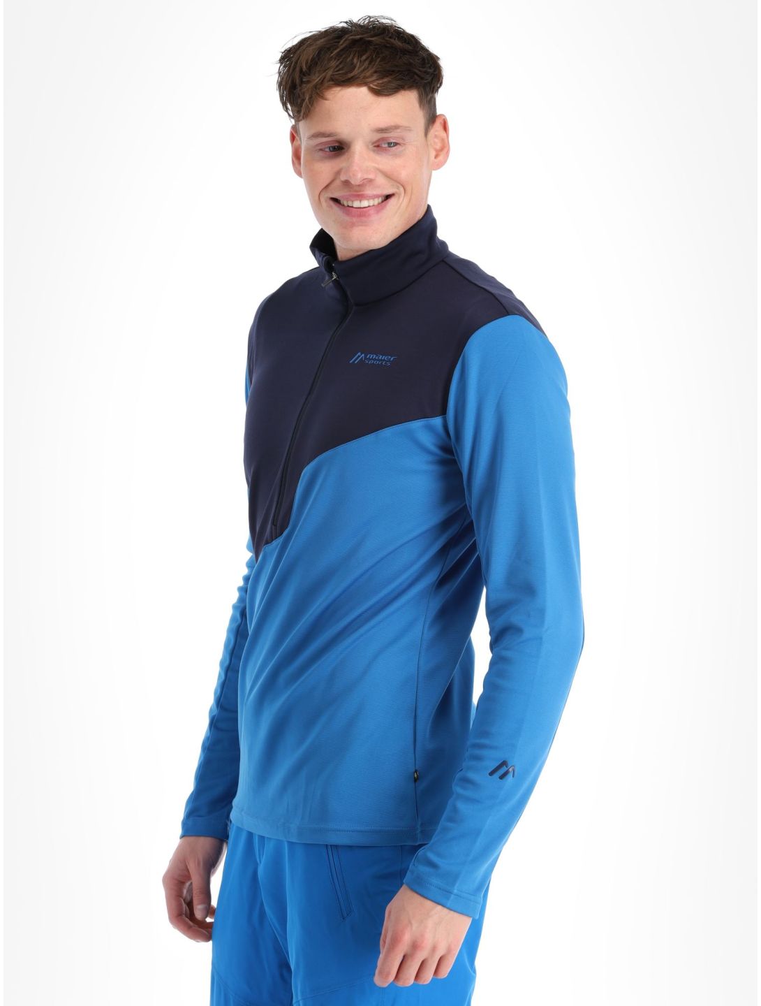 Maier Sports, Astun Jersey pull de ski hommes Nightsky / Imperial bleu 