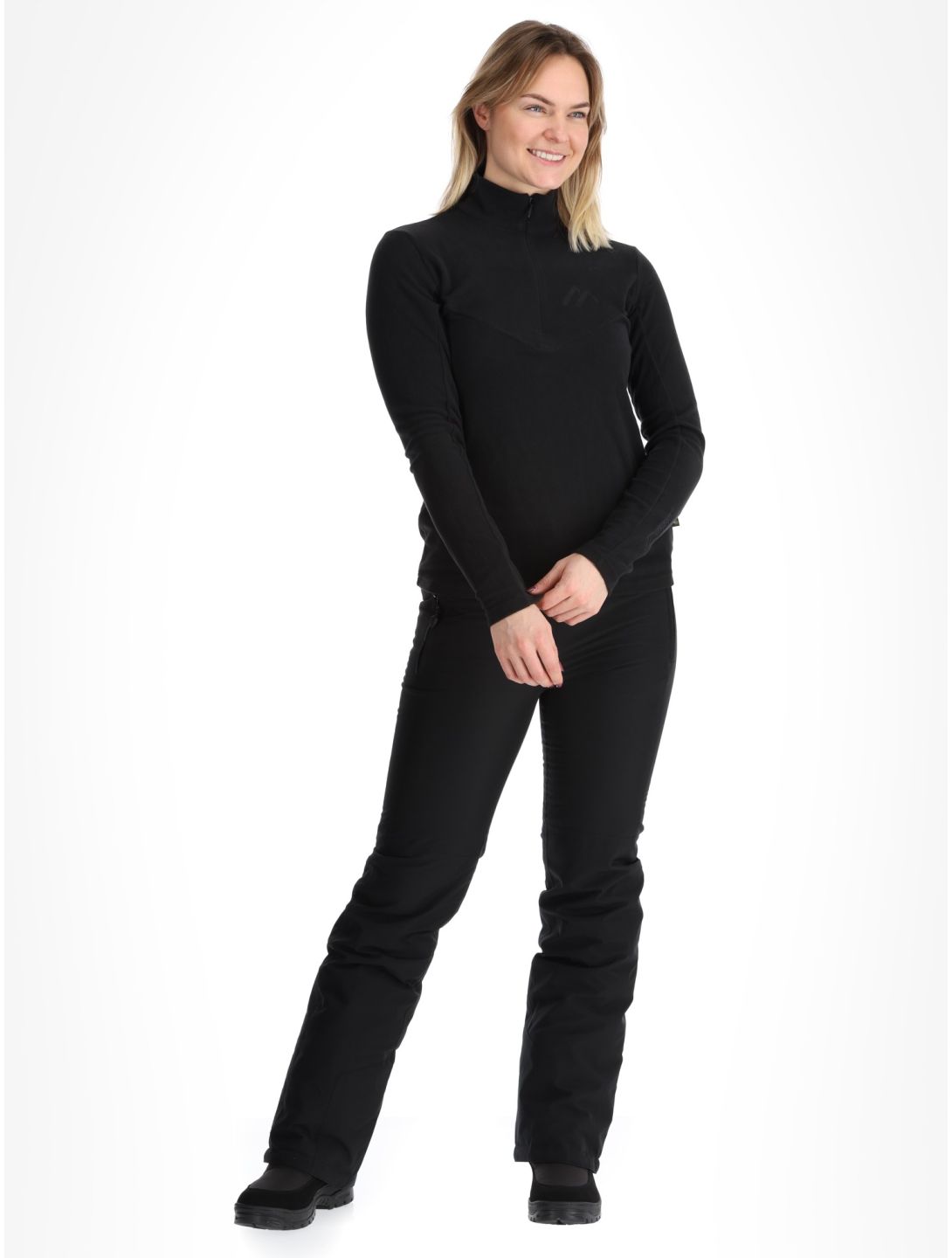 Maier Sports, Denise Hz W pull de ski femmes Black noir 