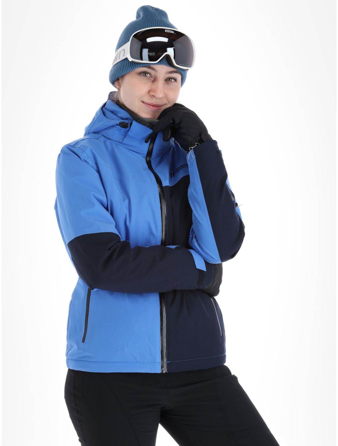 Maier Sports, Nuria veste de ski femmes Blue / Dark Grey Melange bleu, gris 