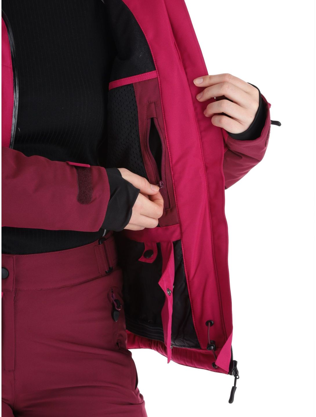 Maier Sports, Nuria veste de ski femmes Magenta / Cherry Wine bordeaux, violet 