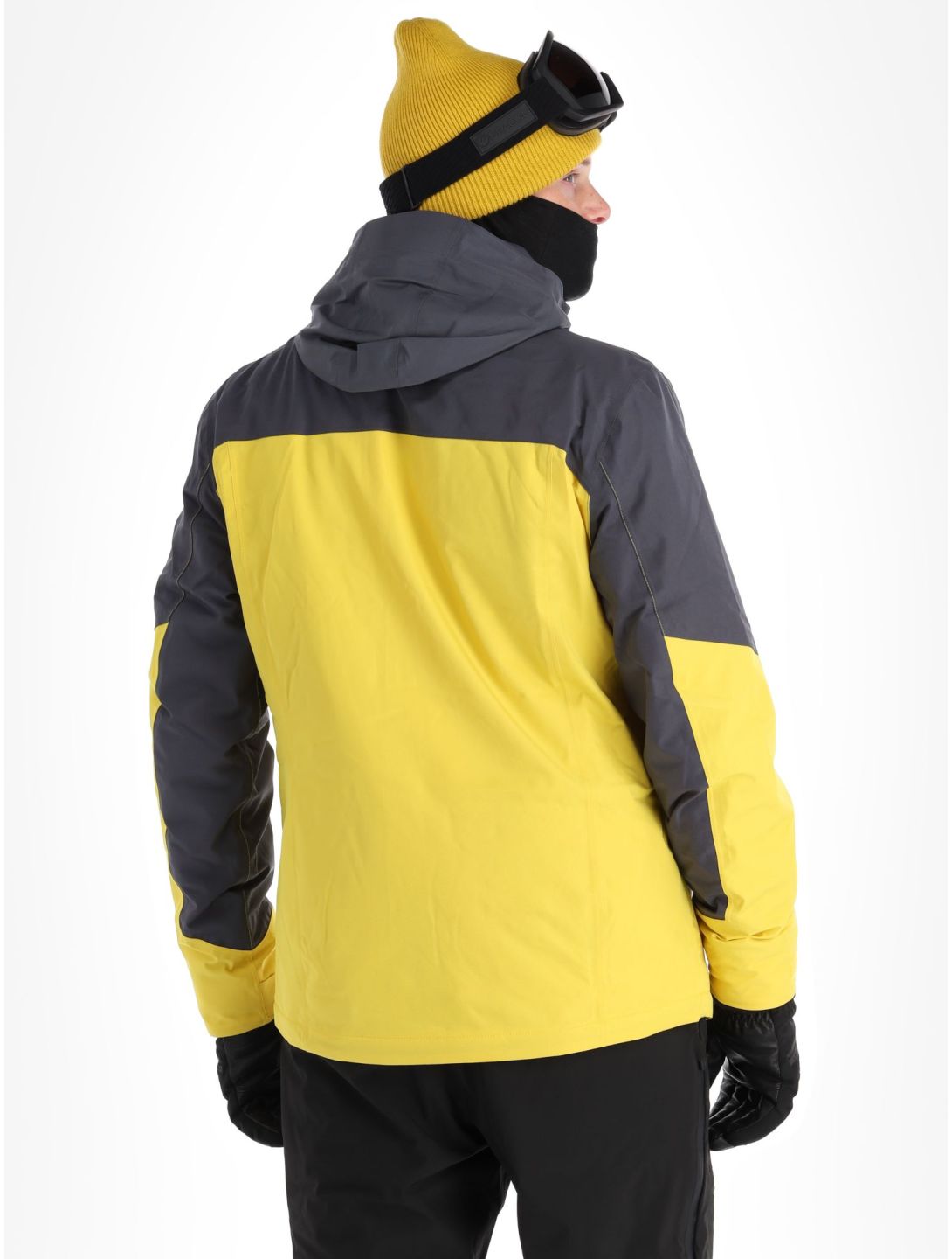 Maier Sports, Pajares veste de ski hommes Byzantin / Graphite gris, jaune 