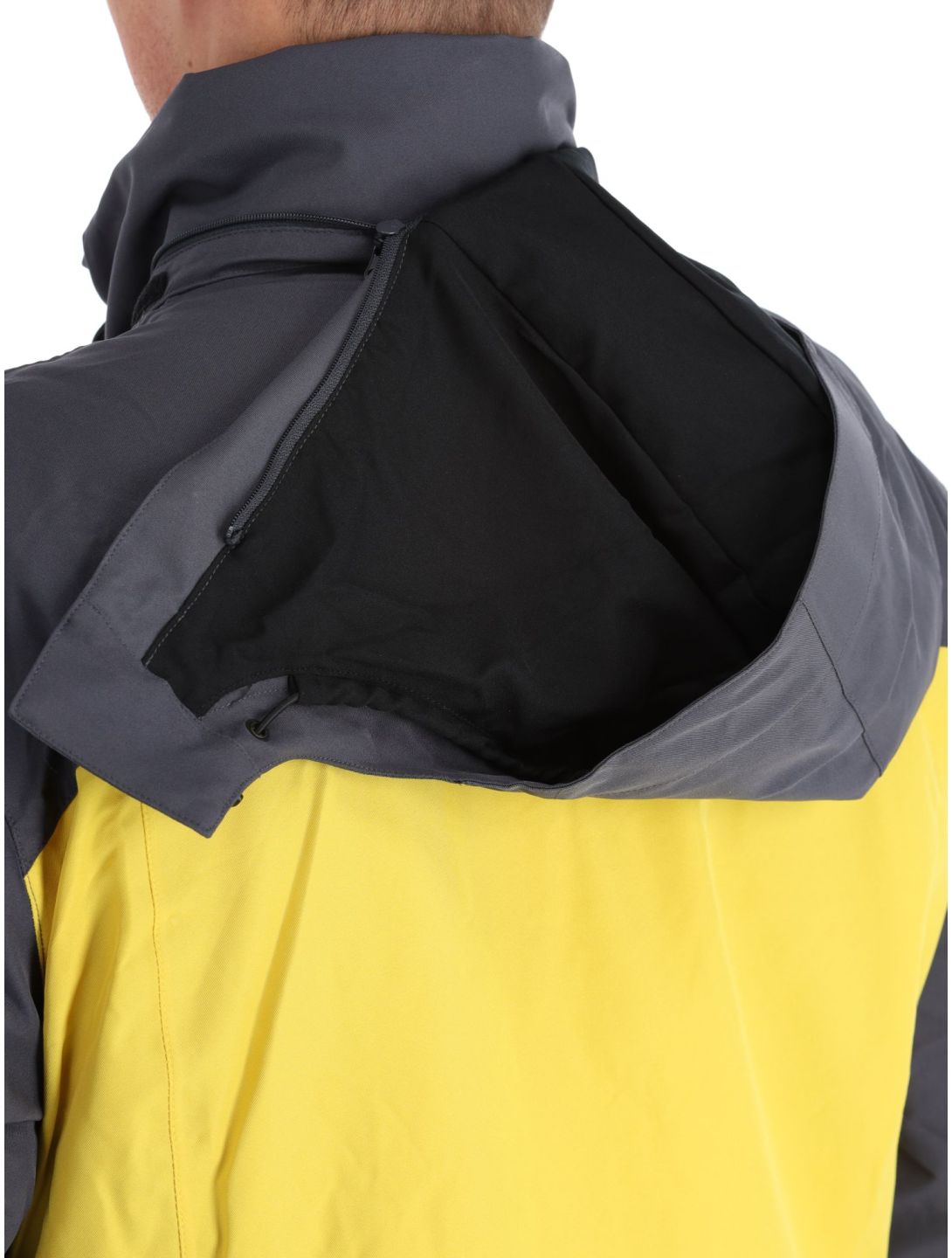 Maier Sports, Pajares veste de ski hommes Byzantin / Graphite gris, jaune 