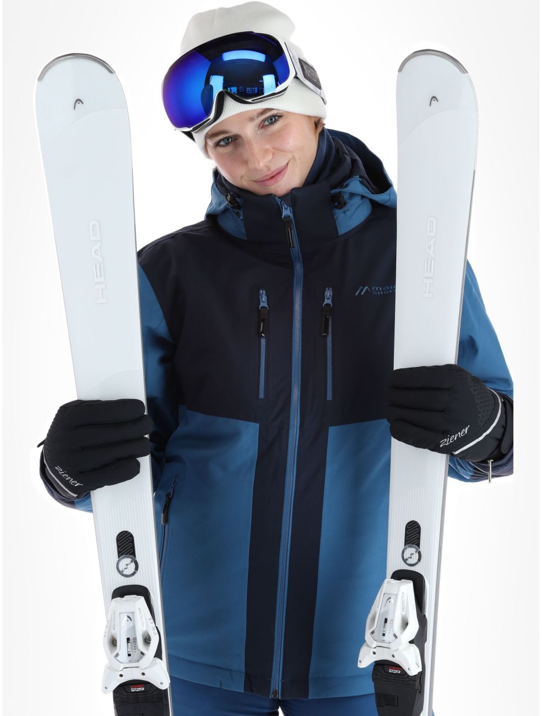 Maier Sports, Pinilla veste de ski femmes Viridian / Nightsky bleu 