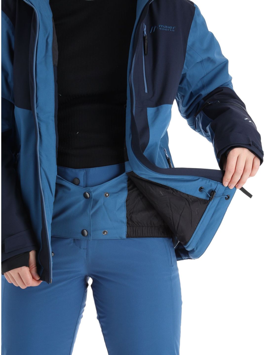 Maier Sports, Pinilla veste de ski femmes Viridian / Nightsky bleu 