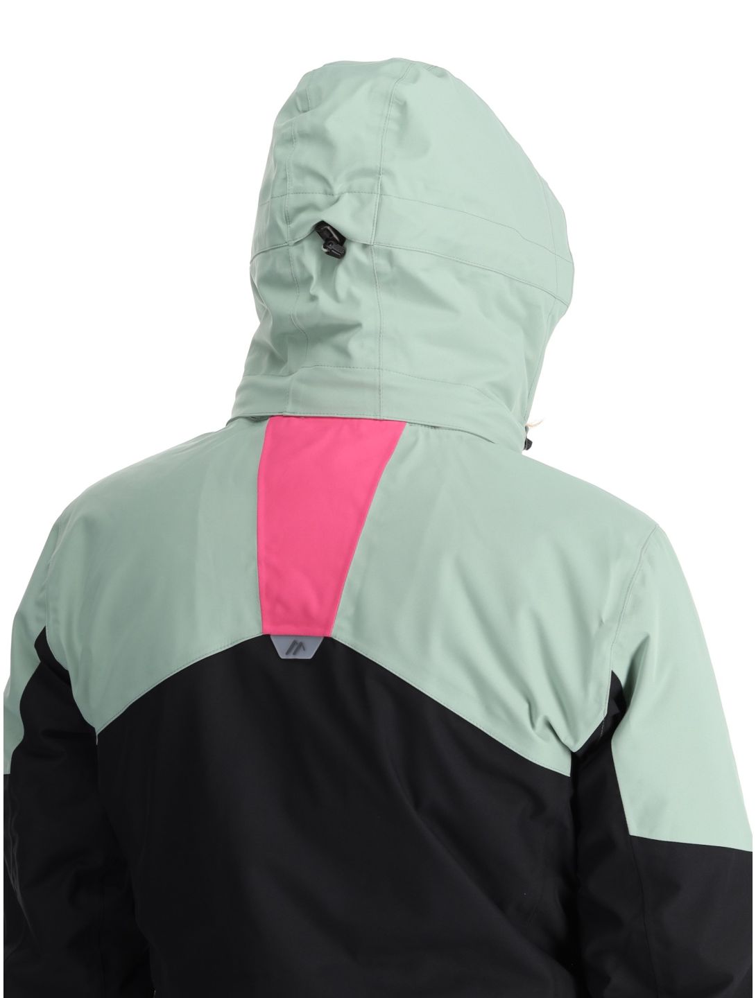 Maier Sports, Vidra veste de ski femmes Black / Luscious Moss / Pink Flambé noir, rose, vert 