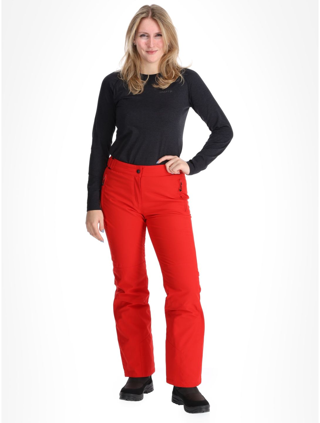 Maier Sports, Vroni Slim 2.0 pantalon de ski femmes Salsa rouge 