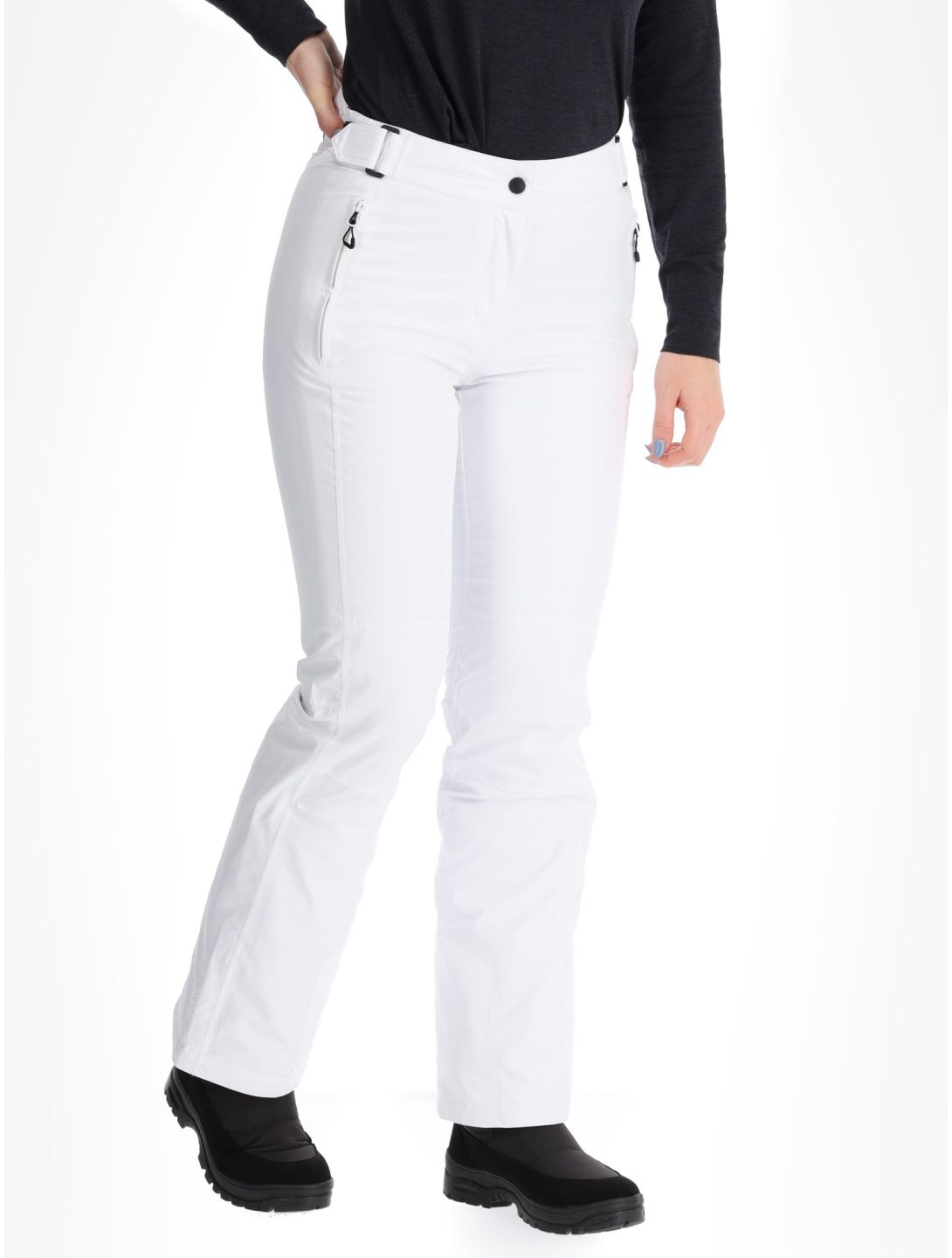 Maier Sports, Vroni Slim 2.0 pantalon de ski femmes White blanc 