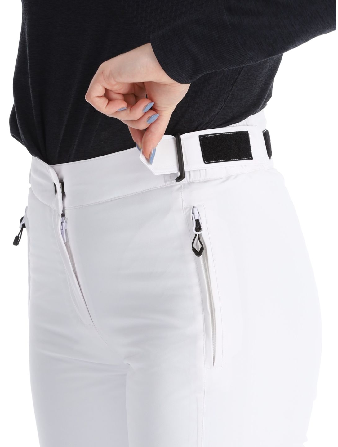 Maier Sports, Vroni Slim 2.0 pantalon de ski femmes White blanc 