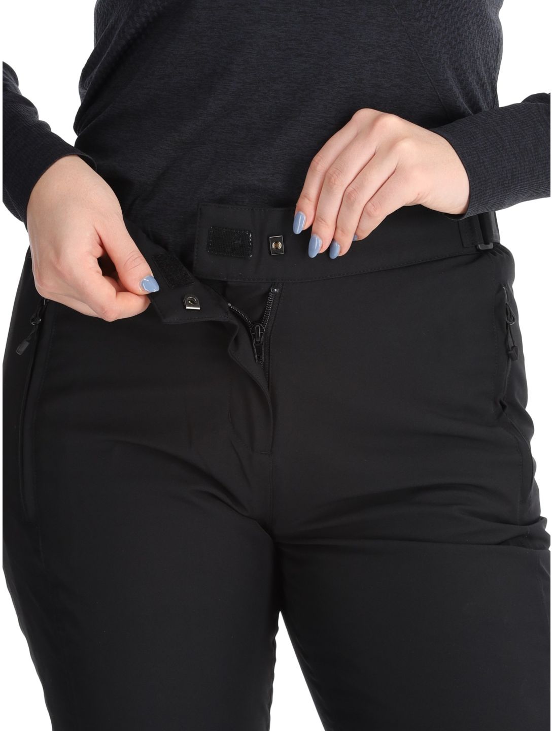 Maier Sports, Vroni Slim 2.0 pantalon de ski femmes Black noir 