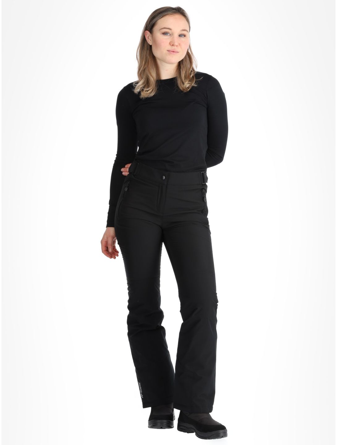 Maier Sports, Vroni slim pantalon de ski femmes Black noir 