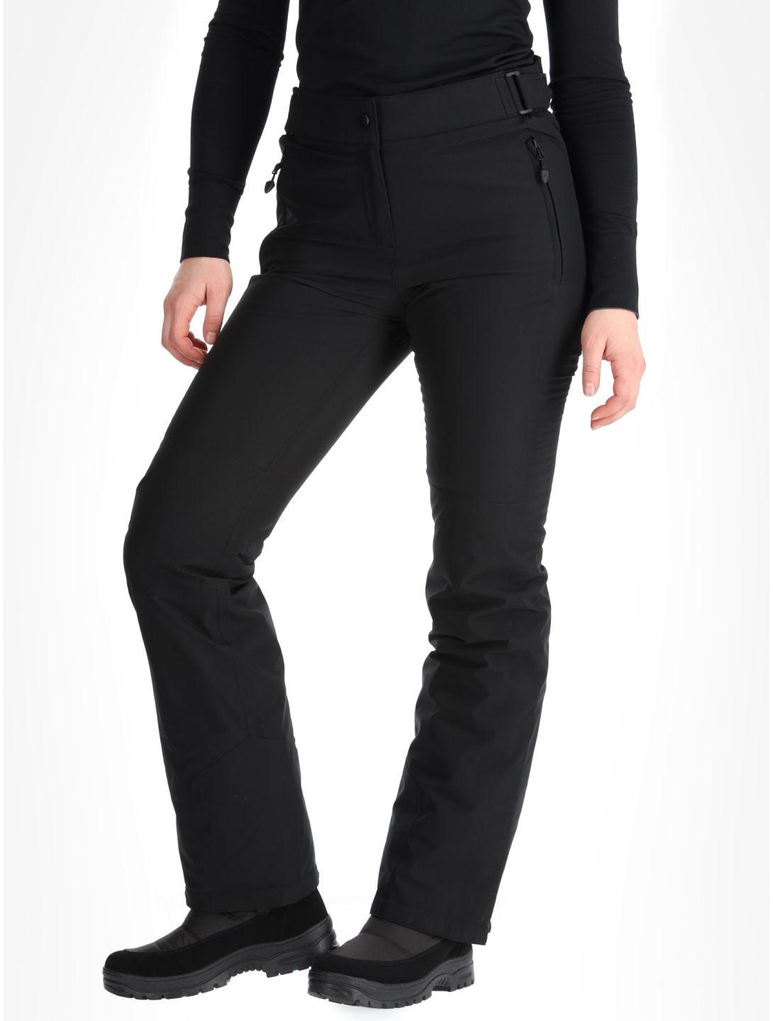 Maier Sports, Vroni slim pantalon de ski femmes Black noir 