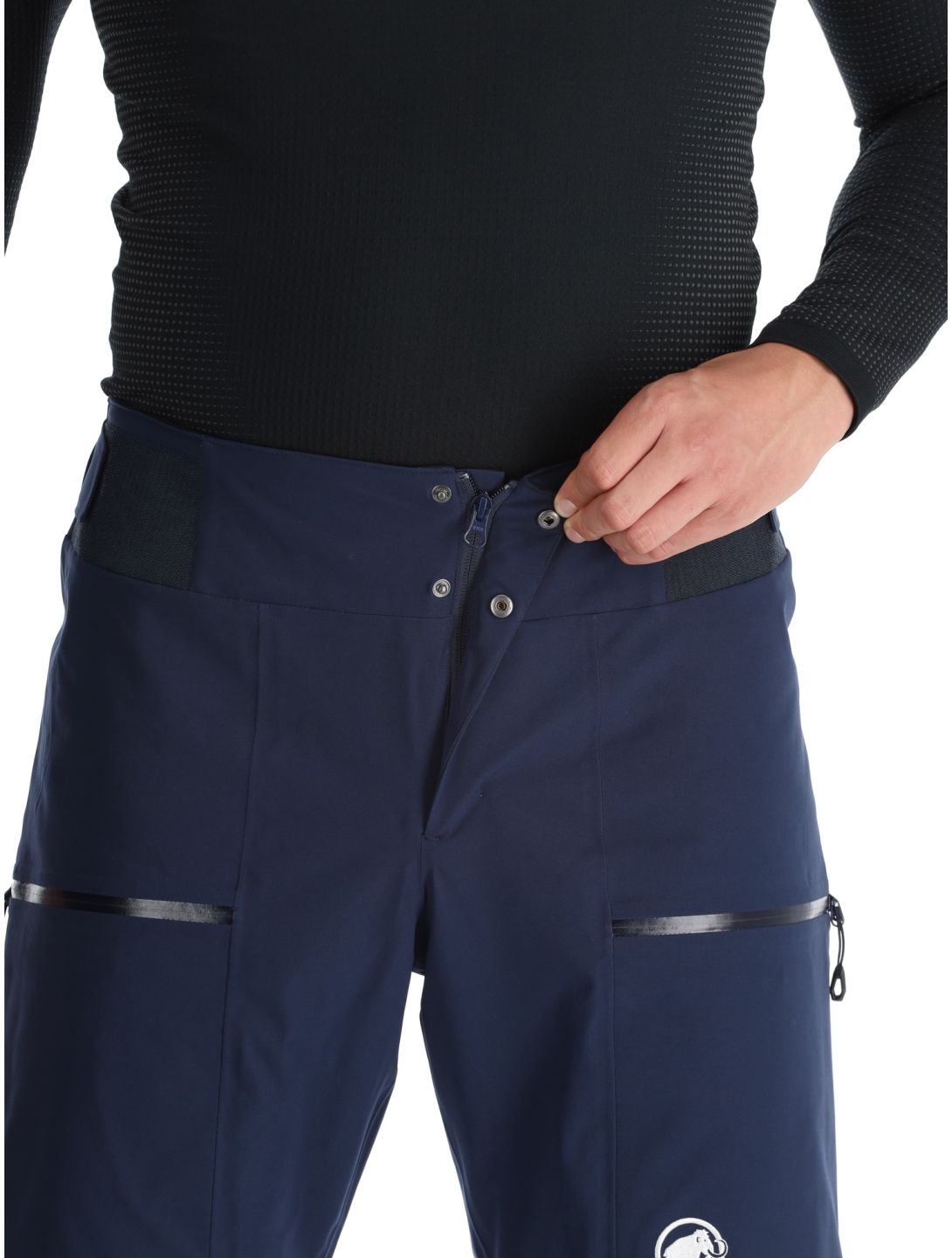 Mammut, Stoney HS Thermo pantalon de ski hommes Marine bleu 