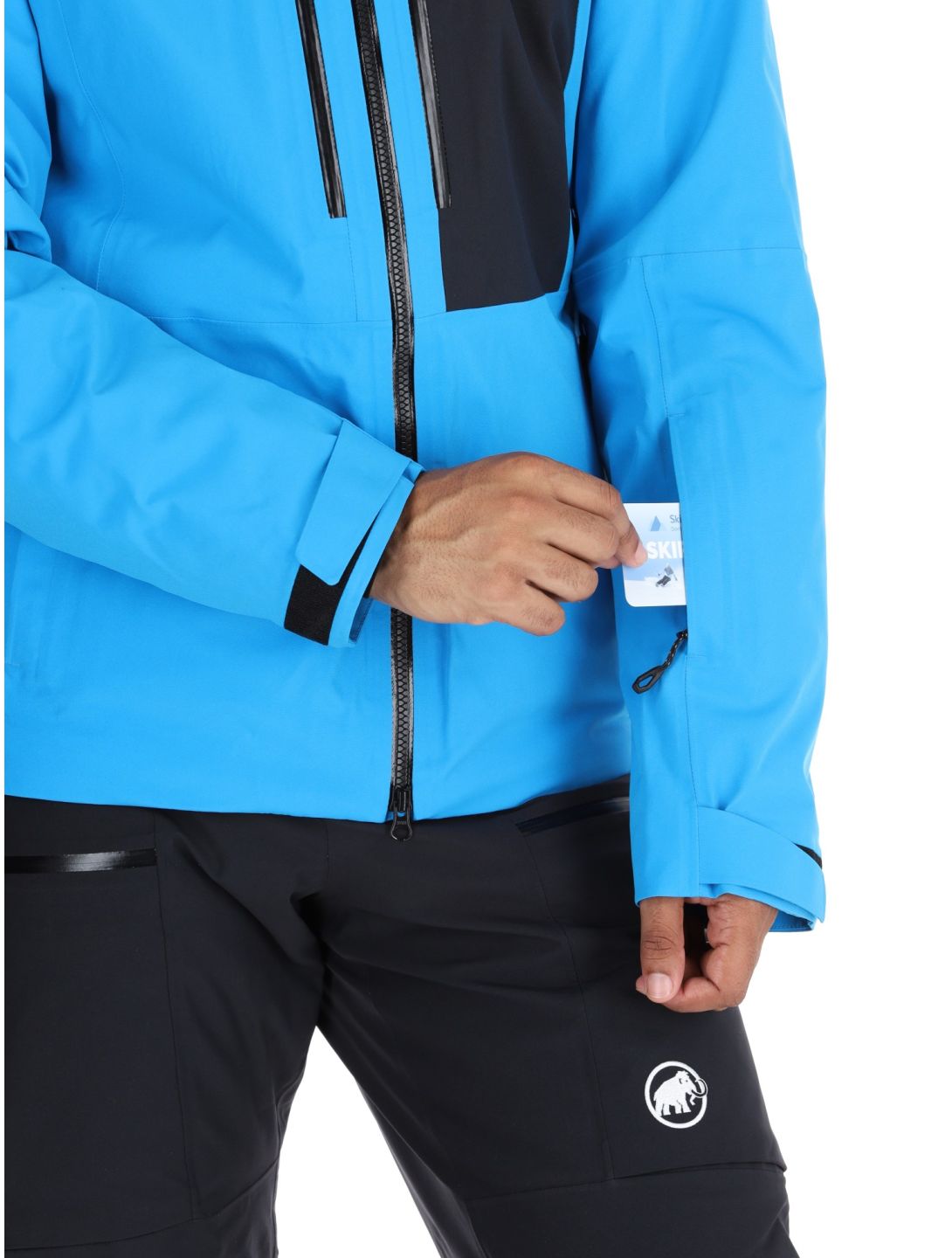 Mammut, Stoney HS Thermo Hooded veste de ski hommes Glacier Blue / Black bleu, noir 