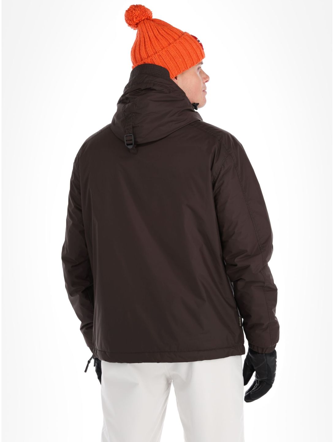 Napapijri, Northfarer 2.0 Wint anorak d'hiver hommes Brown Ebony gris 