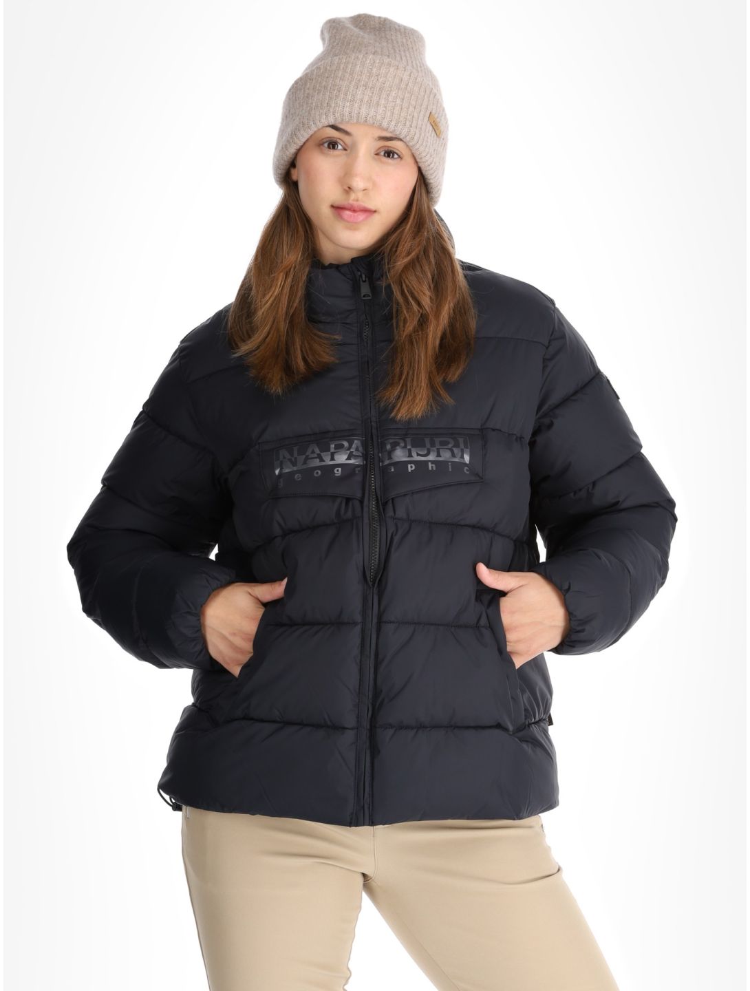 Napapijri, Puffer open W veste de ski femmes Black noir 