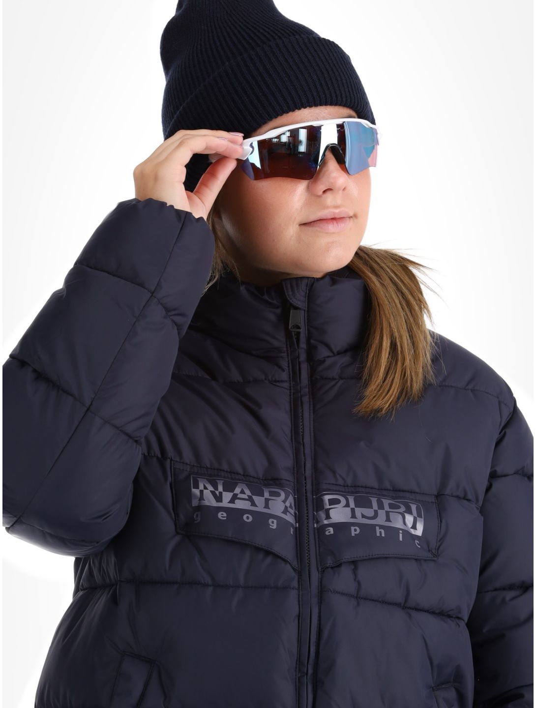 Napapijri, Puffer open W veste de ski femmes Blue Marine bleu 