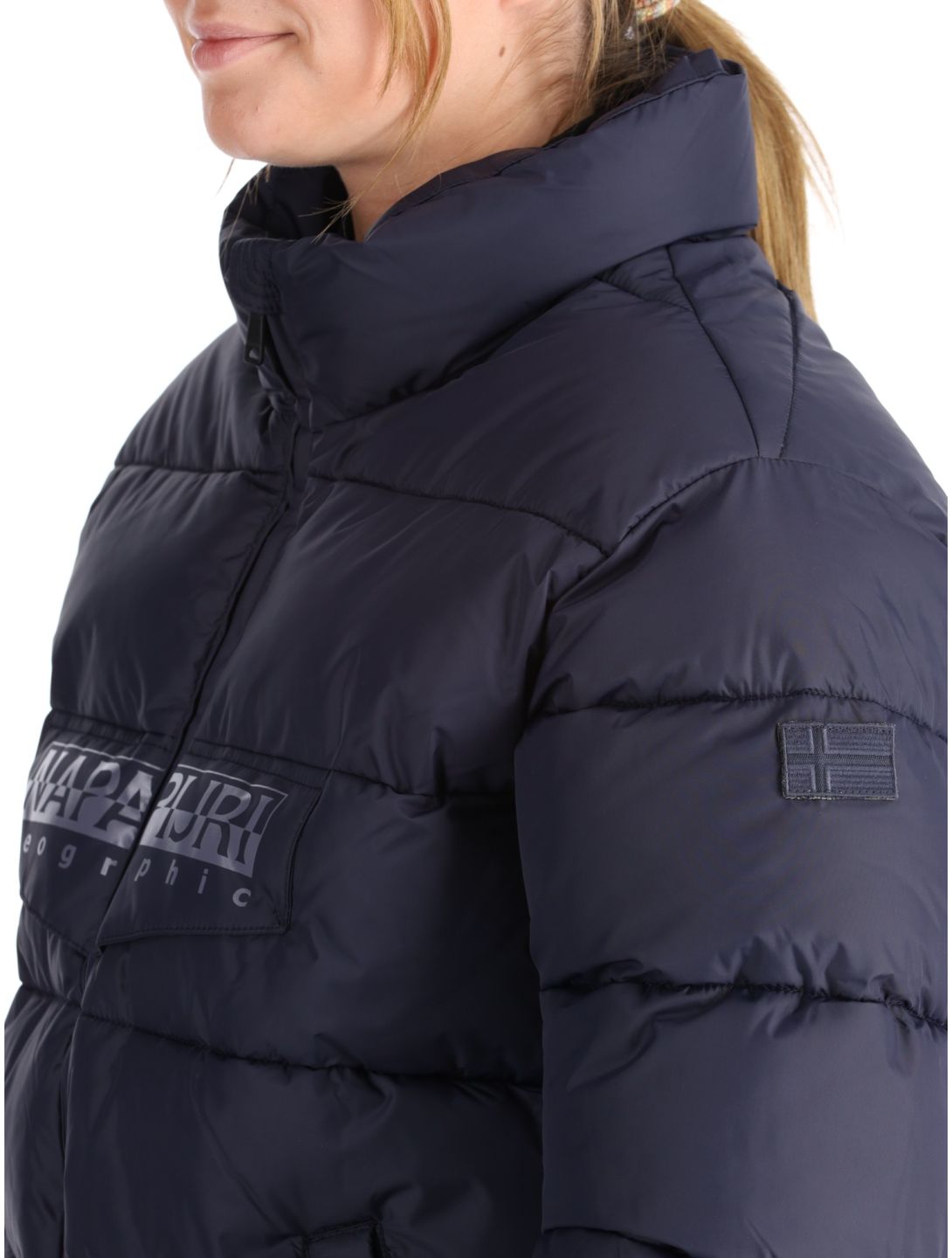 Napapijri, Puffer open W veste de ski femmes Blue Marine bleu 