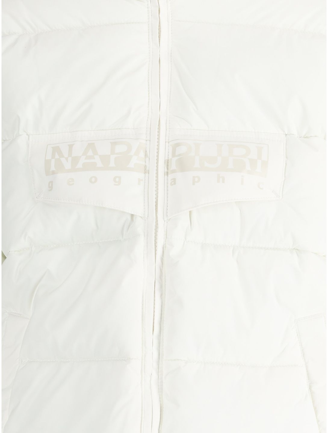 Napapijri, Puffer open W veste de ski femmes White Heron blanc 