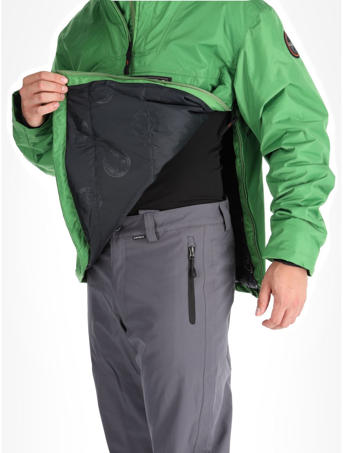 Napapijri, Rainforest Next anorak d'hiver hommes Kelly Green vert 