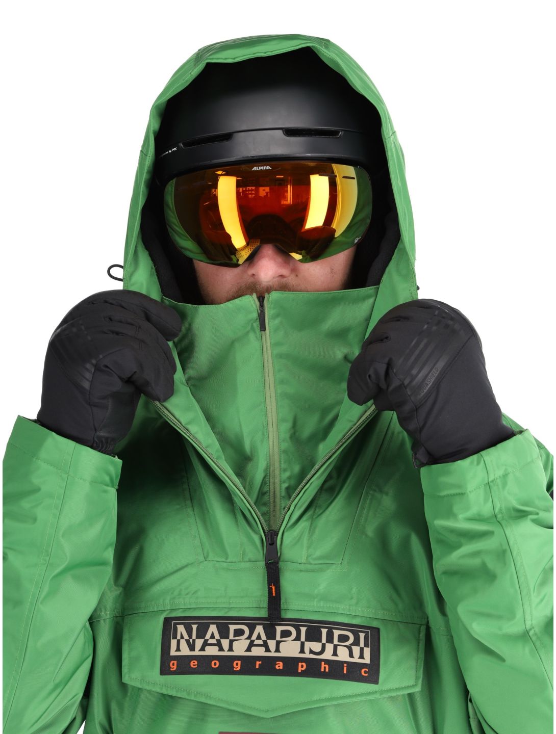 Napapijri, Rainforest Next anorak d'hiver hommes Kelly Green vert 