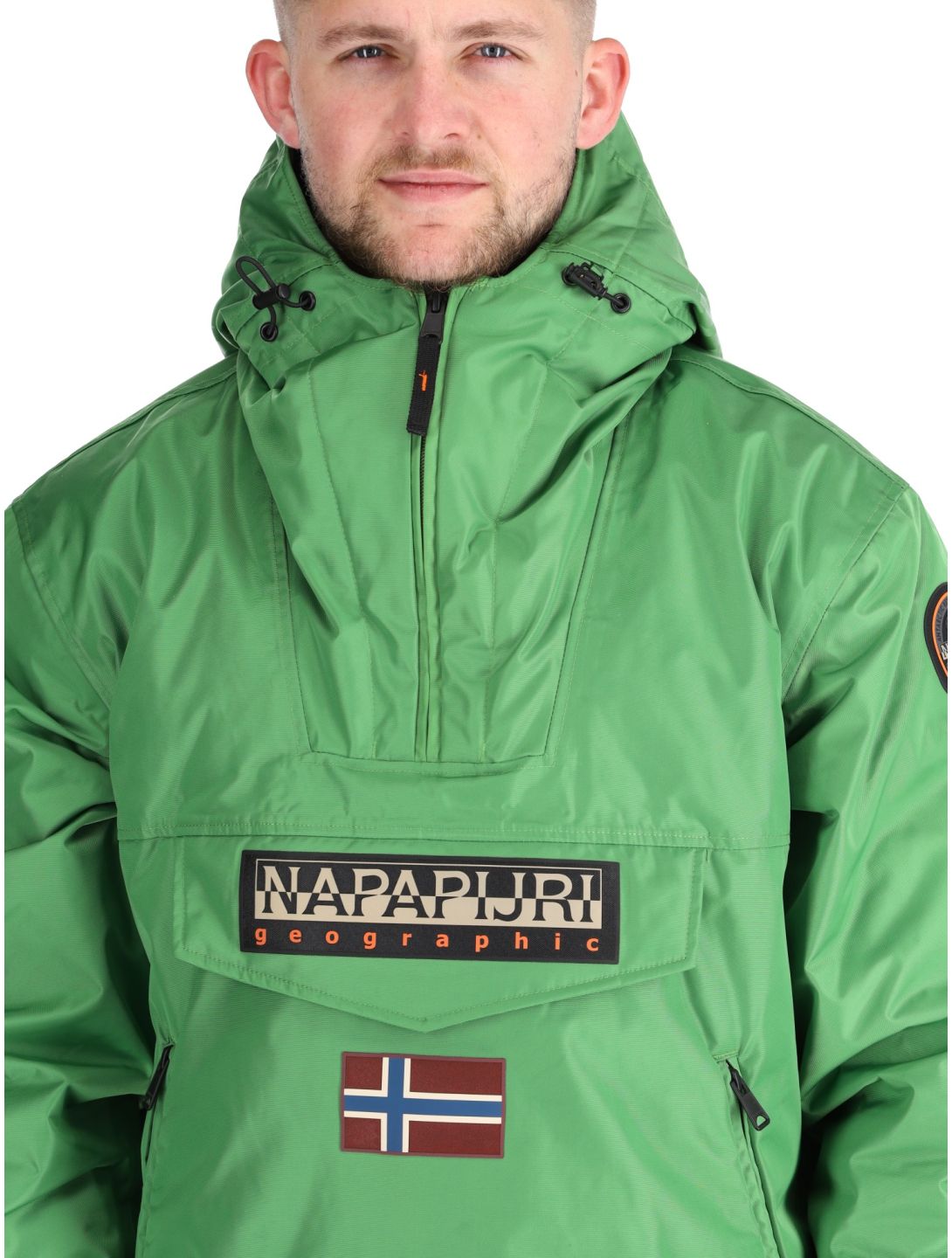 Napapijri, Rainforest Next anorak d'hiver hommes Kelly Green vert 