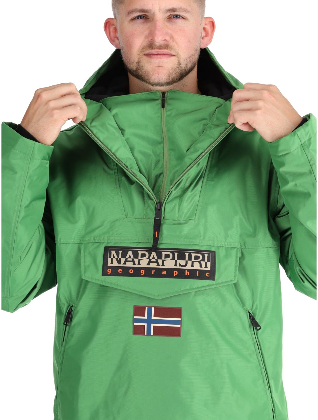 Napapijri, Rainforest Next anorak d'hiver hommes Kelly Green vert 