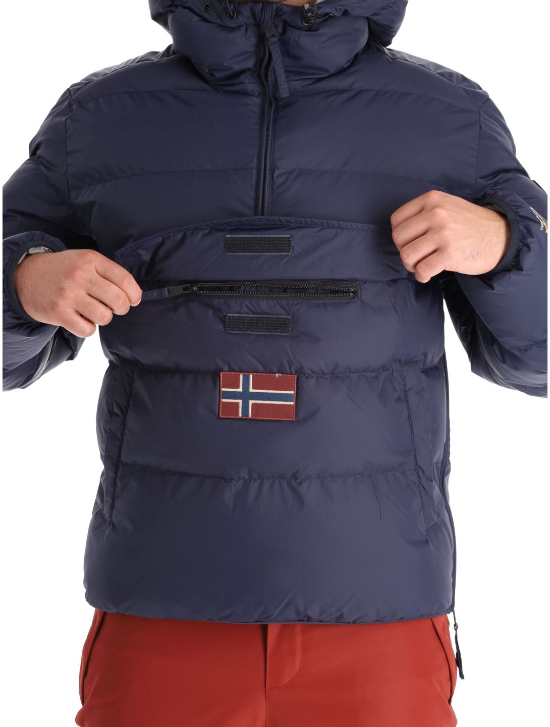 Napapijri, Rainforest Op Winter Puffer anorak d'hiver hommes Blu Marine bleu 