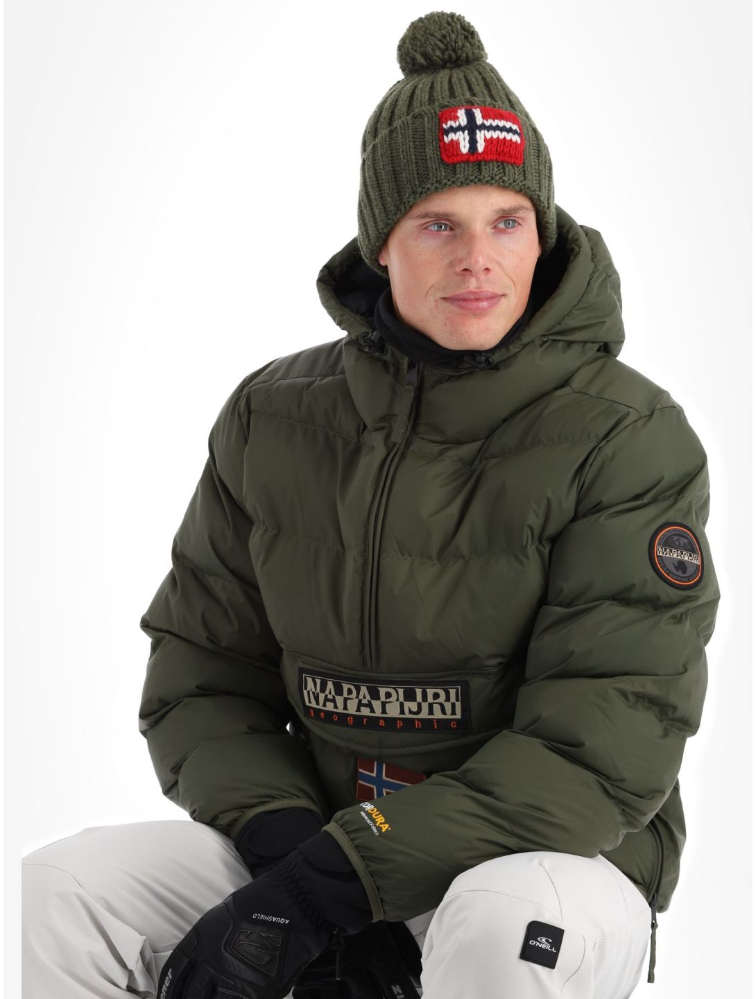 Napapijri, Rainforest Op Winter Puffer anorak d'hiver hommes Green Depths vert 