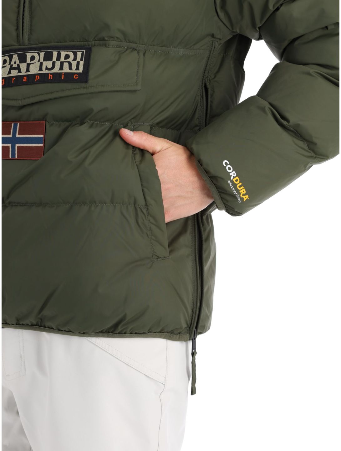 Napapijri, Rainforest Op Winter Puffer anorak d'hiver hommes Green Depths vert 