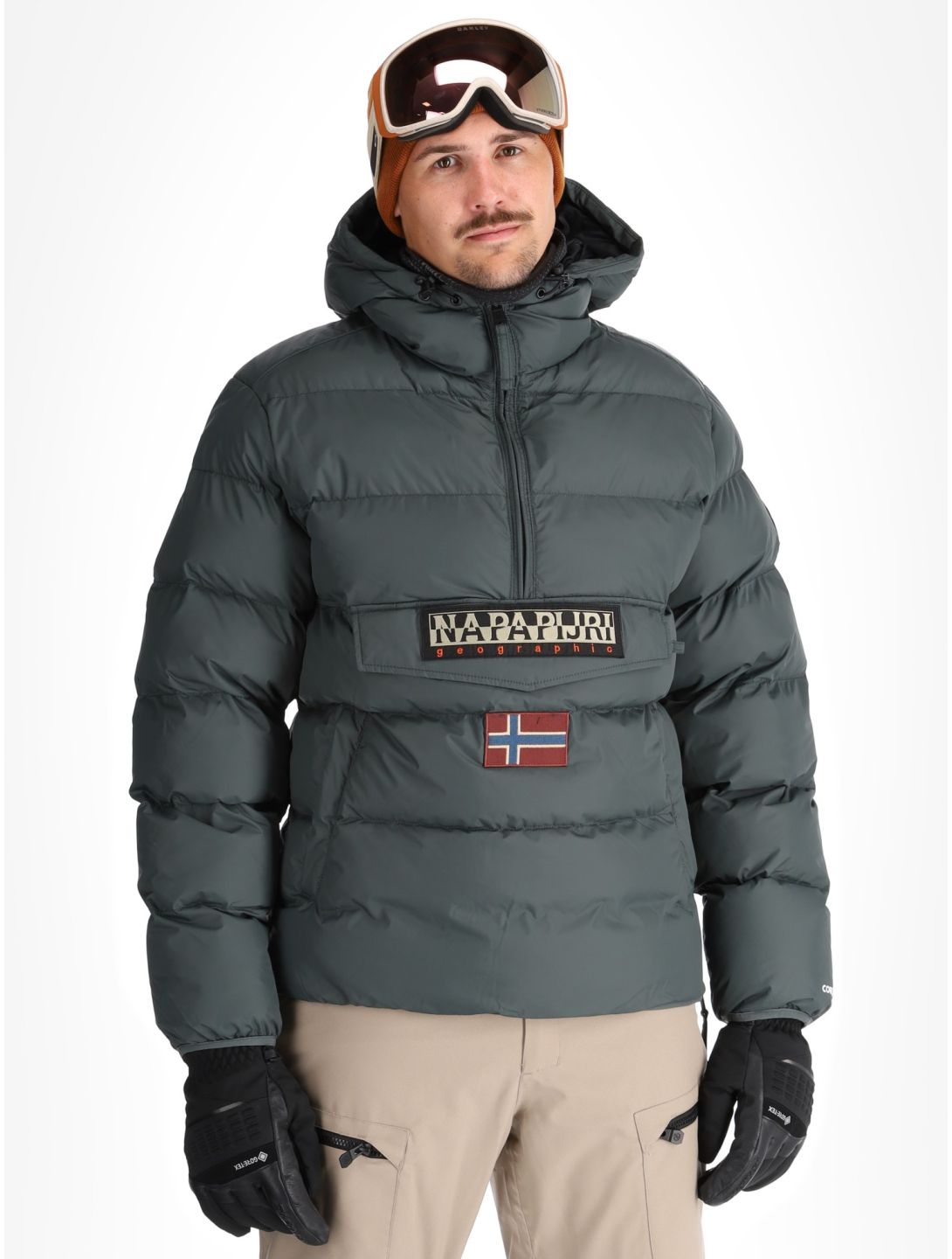 Napapijri, Rainforest Op Winter Puffer anorak d'hiver hommes Green Urban 