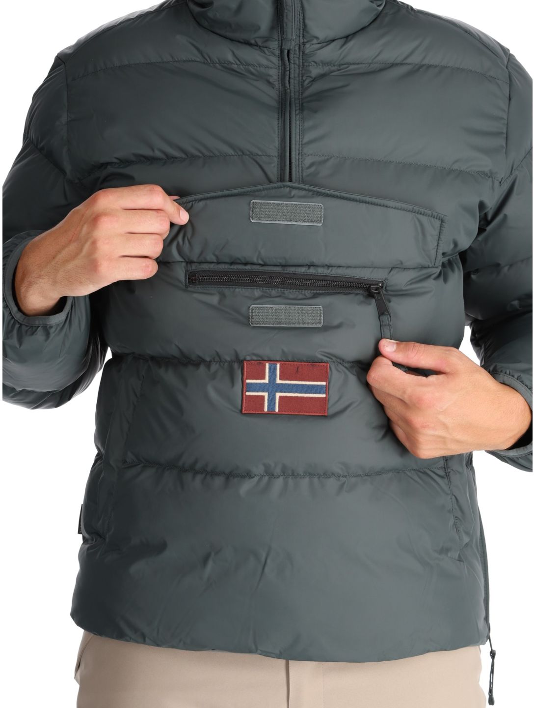 Napapijri, Rainforest Op Winter Puffer anorak d'hiver hommes Green Urban 