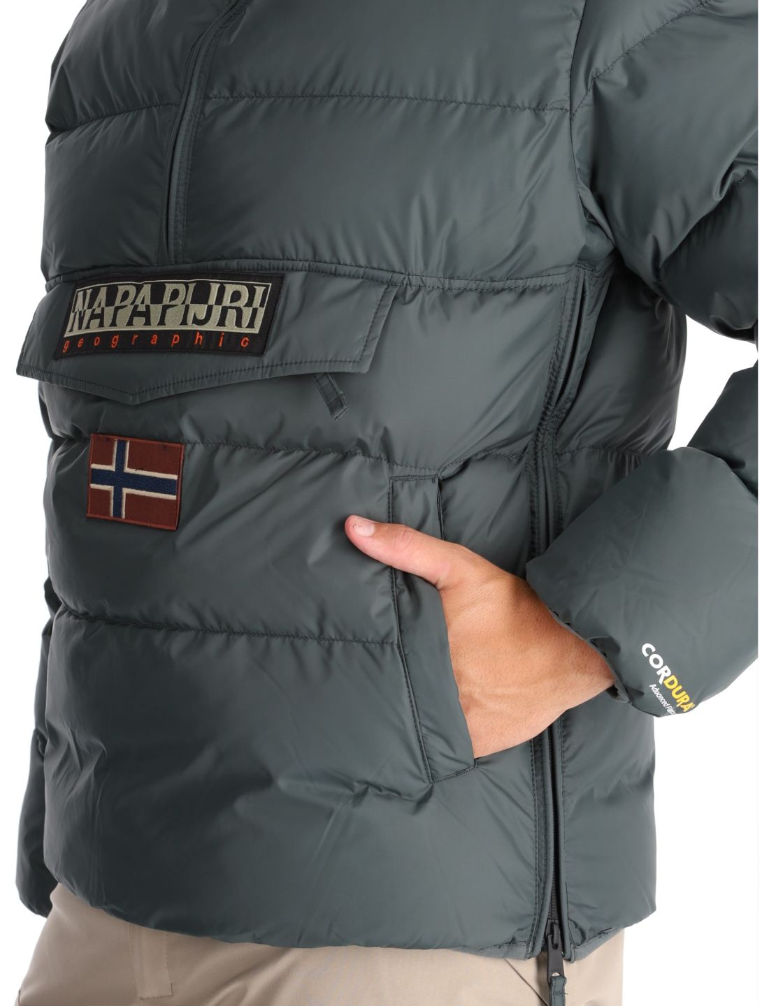 Napapijri, Rainforest Op Winter Puffer anorak d'hiver hommes Green Urban 