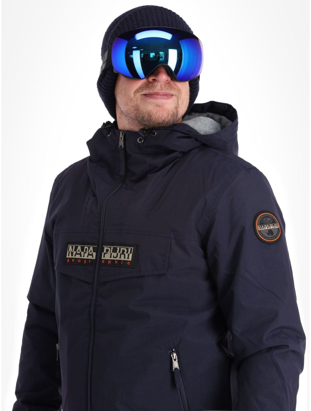 Napapijri, Rainforest Open Winter veste de ski hommes Blu Marine bleu 