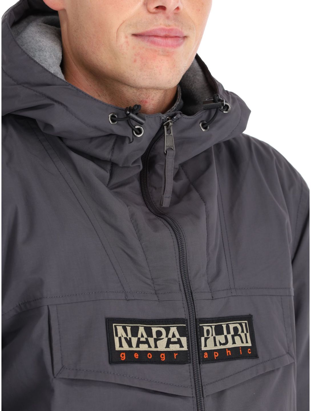 Napapijri, Rainforest Open Winter veste de ski hommes Dark Grey Solid gris 