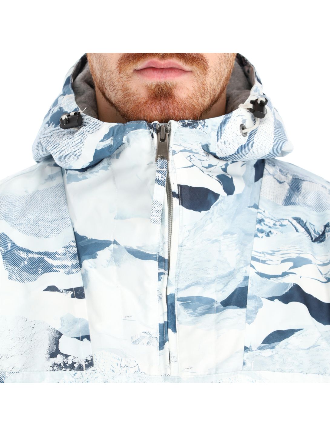 Napapijri, Rainforest Pkt Prt 1 anorak d'hiver hommes camouflage ice blanc 