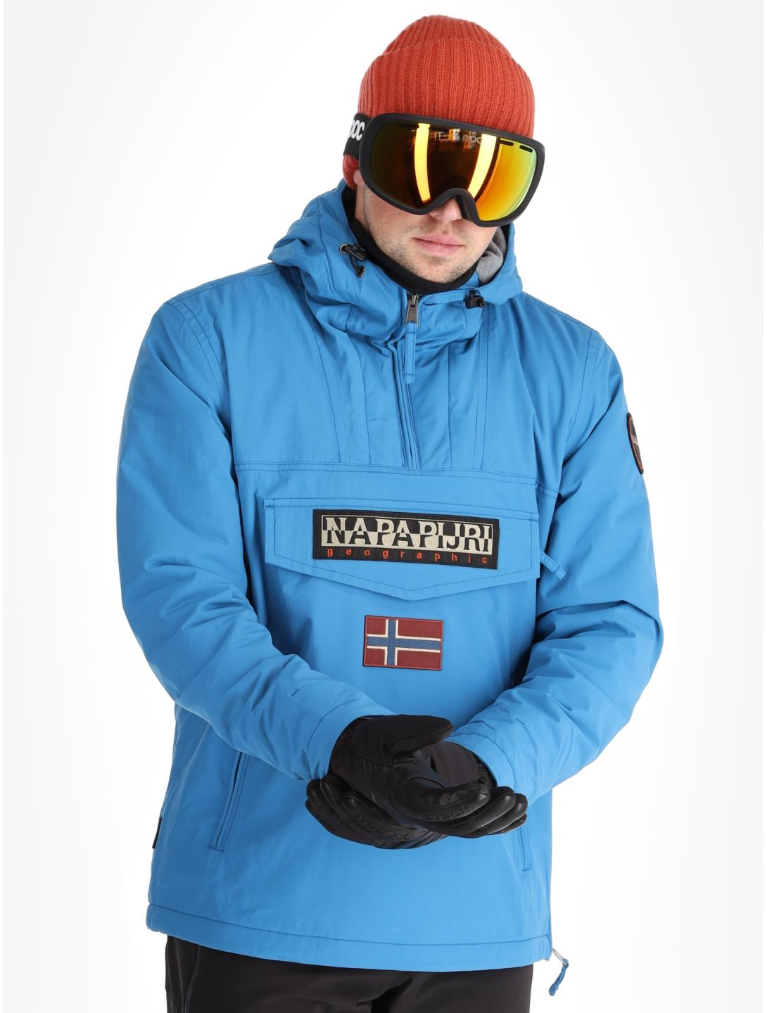 Napapijri, Rainforest Pocket 2 anorak d'hiver hommes Blue Sapphire bleu 