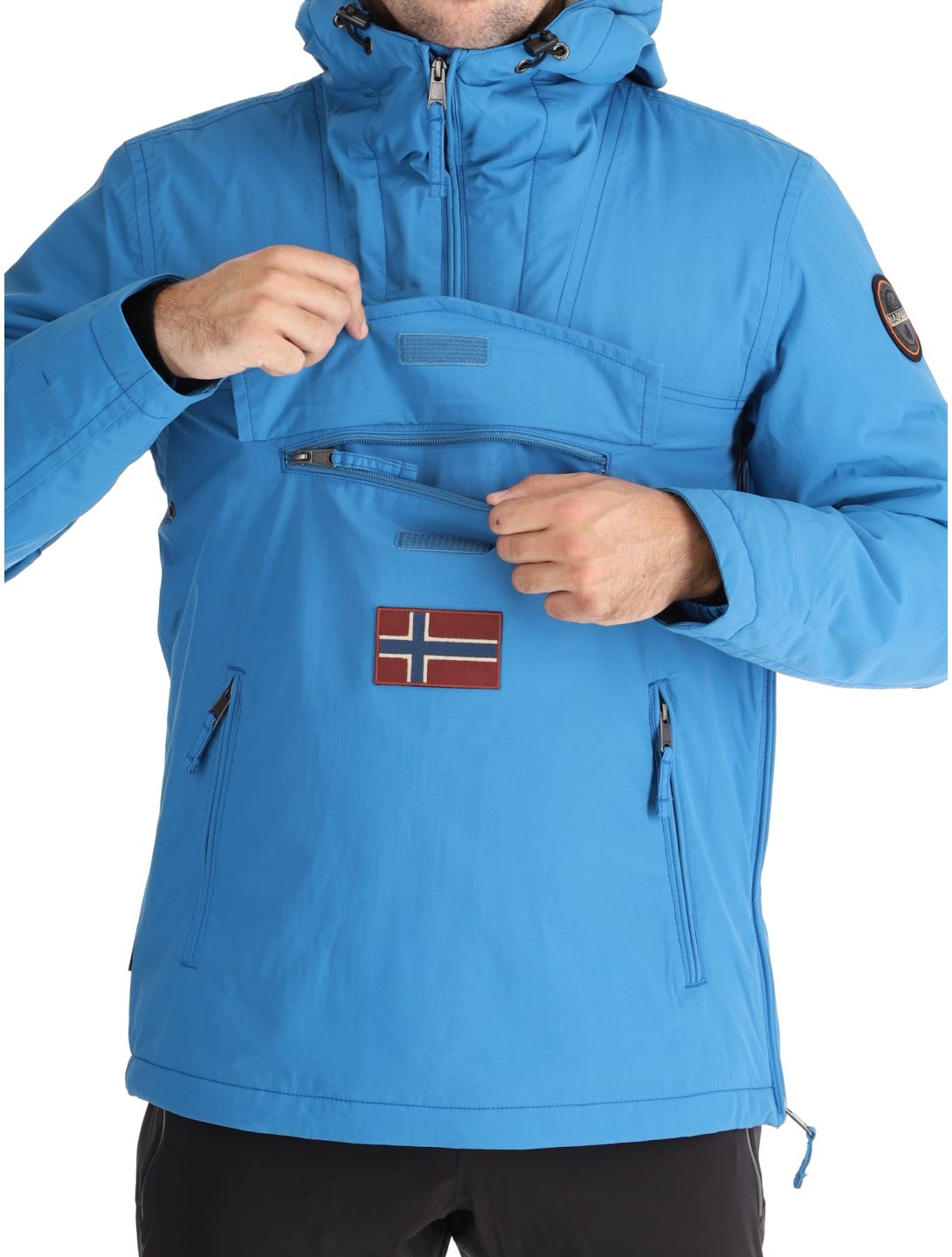 Napapijri, Rainforest Pocket 2 anorak d'hiver hommes Blue Sapphire bleu 