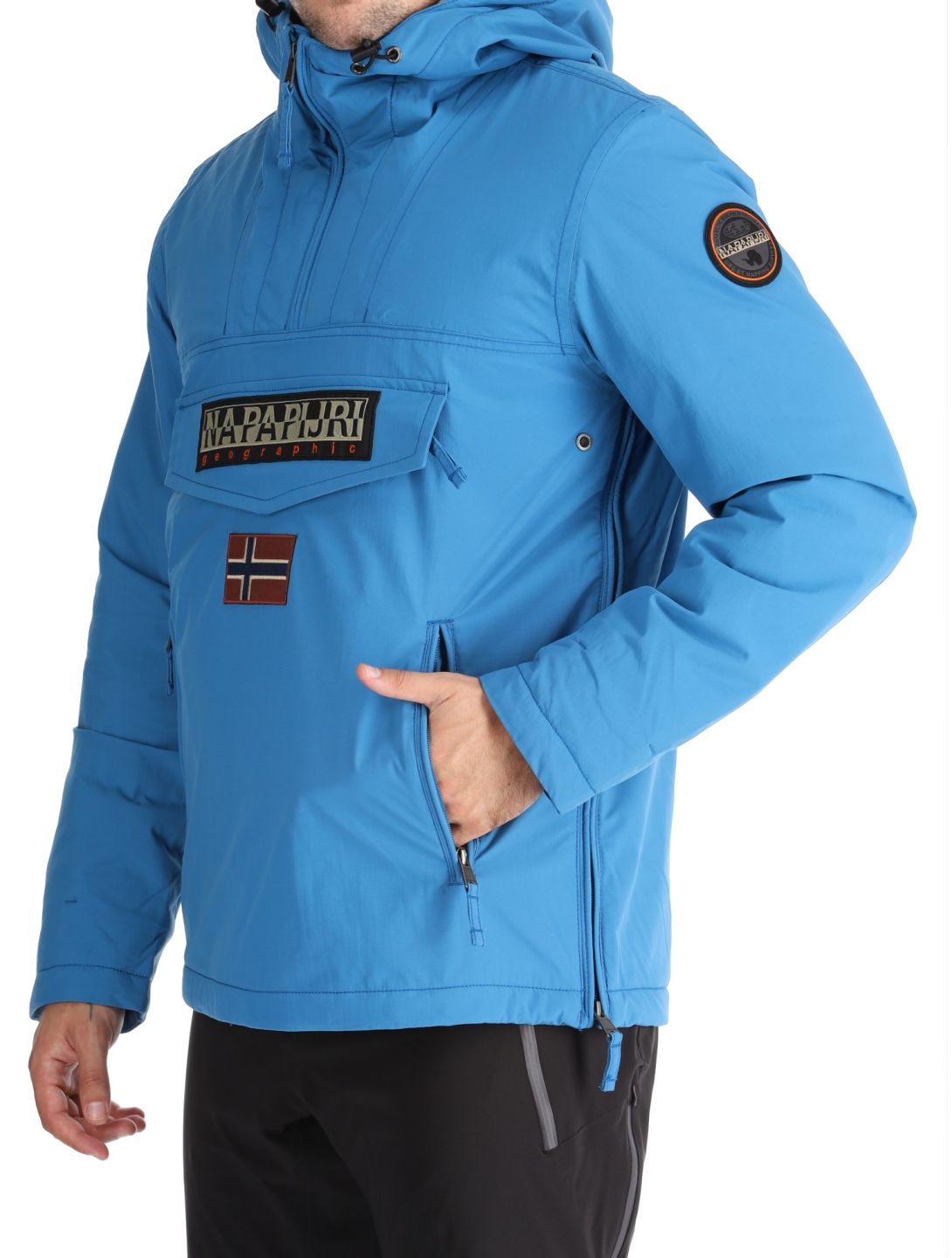 Napapijri, Rainforest Pocket 2 anorak d'hiver hommes Blue Sapphire bleu 