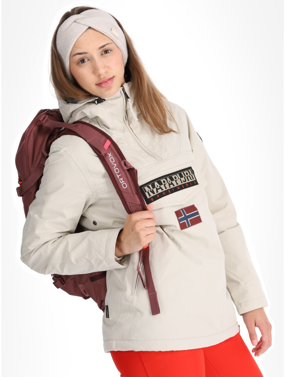 Napapijri, Rainforest W Pkt 4 anorak d'hiver femmes Beige Silver beige 