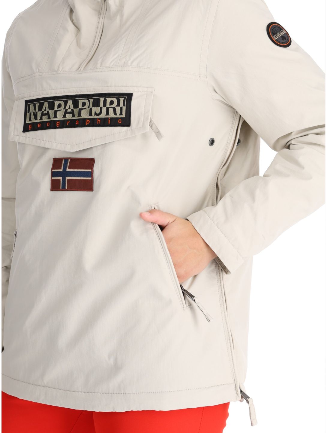 Napapijri, Rainforest W Pkt 4 anorak d'hiver femmes Beige Silver beige 