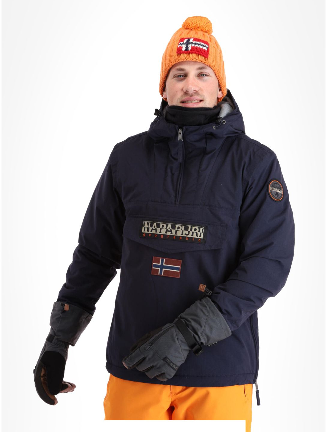 Napapijri, Rainforest Winter 3 anorak d'hiver hommes Blue Marine bleu 