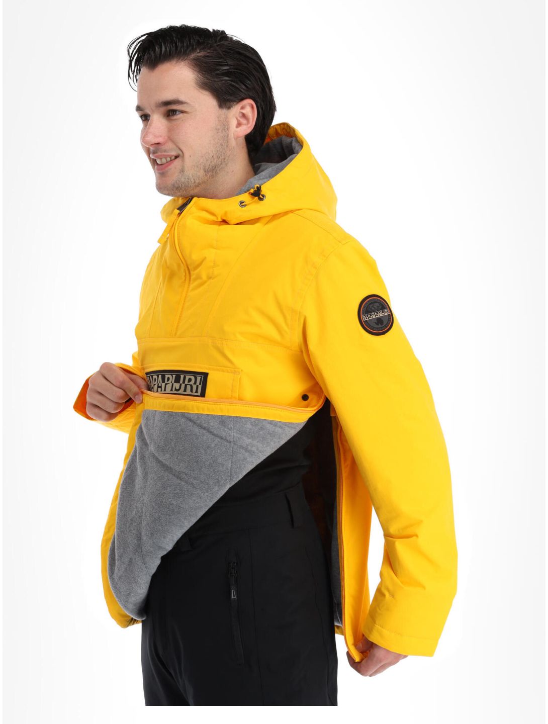 Napapijri, Rainforest Winter 3 (2022/2023) anorak d'hiver hommes ray jaune 