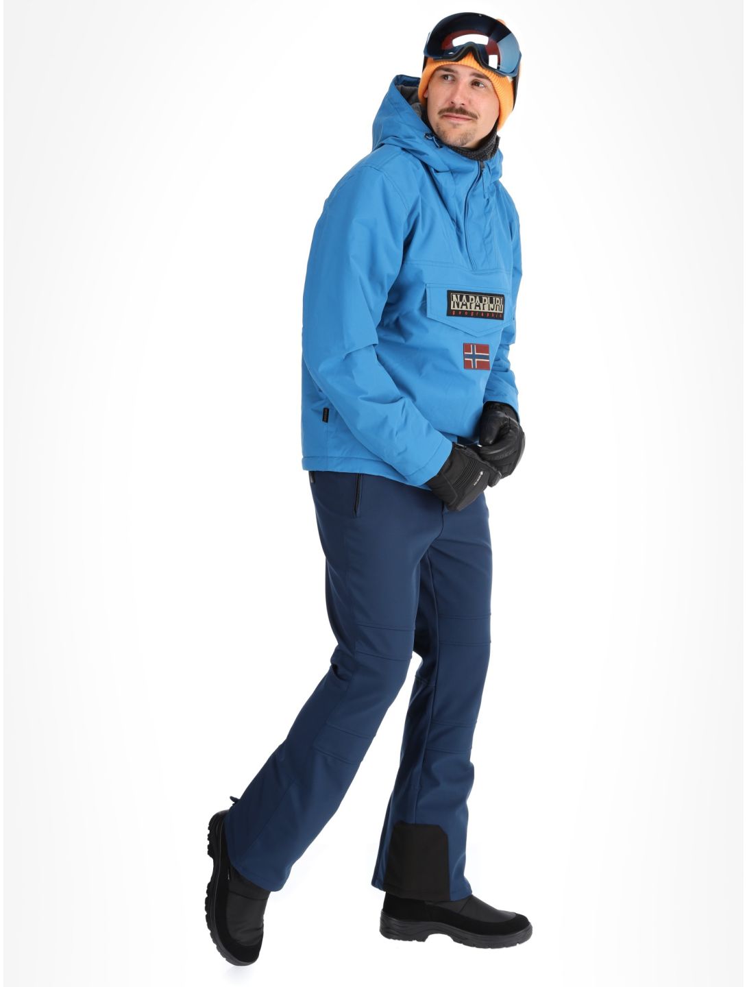 Napapijri, Rainforest Winter 3 anorak d'hiver hommes Blue Sapphire bleu 