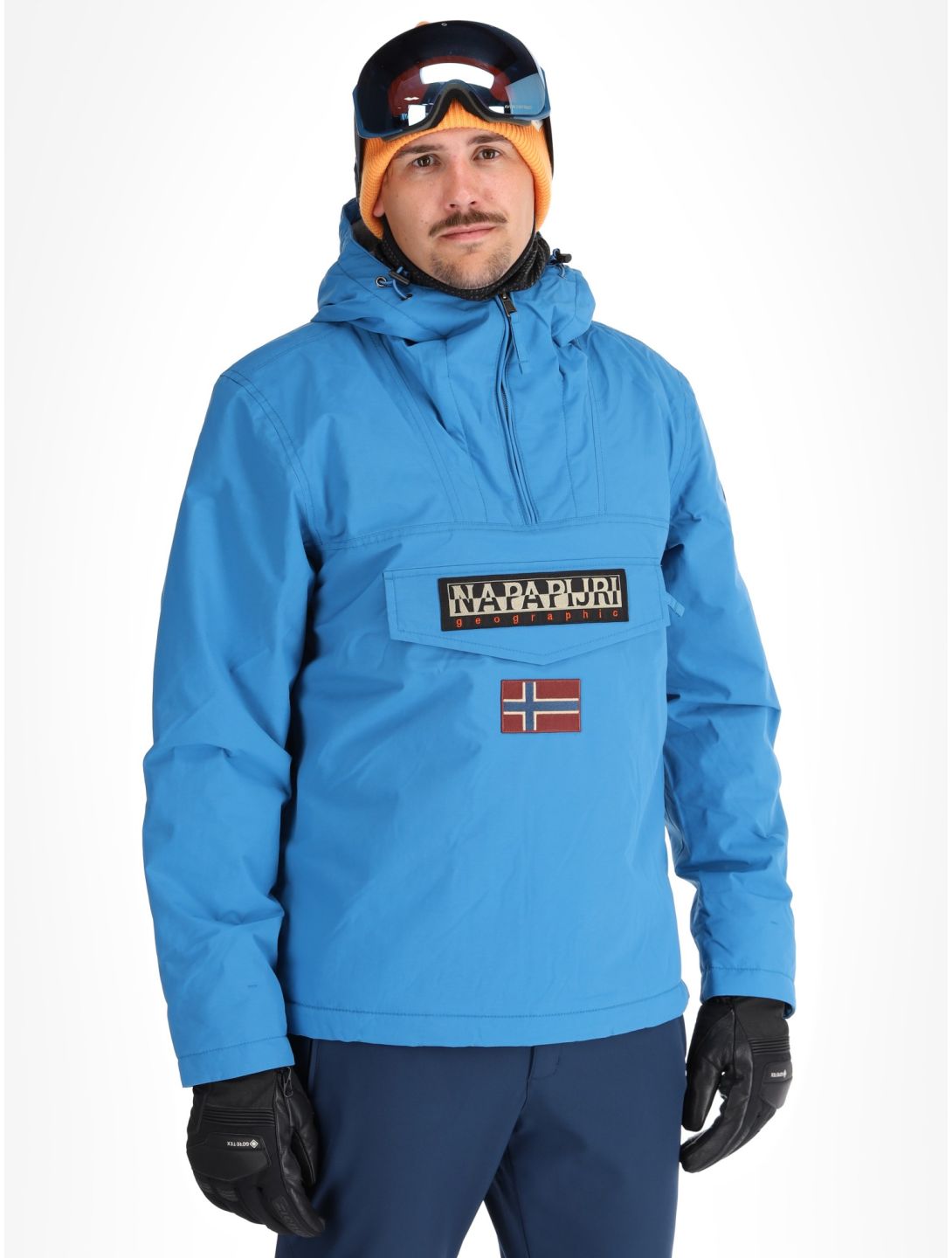 Napapijri, Rainforest Winter 3 anorak d'hiver hommes Blue Sapphire bleu 