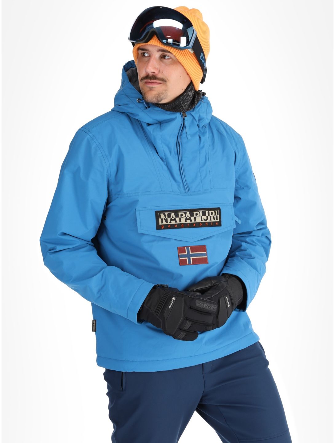 Napapijri, Rainforest Winter 3 anorak d'hiver hommes Blue Sapphire bleu 